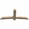 Ekena Millwork Bellingham Rough Sawn Timber Gable Bracket, Douglas Fir, 72"W x 33"H x 4"D x 6"F, 11/12 Pitch GBW072X33X0406BEL00RDF - alternate 4